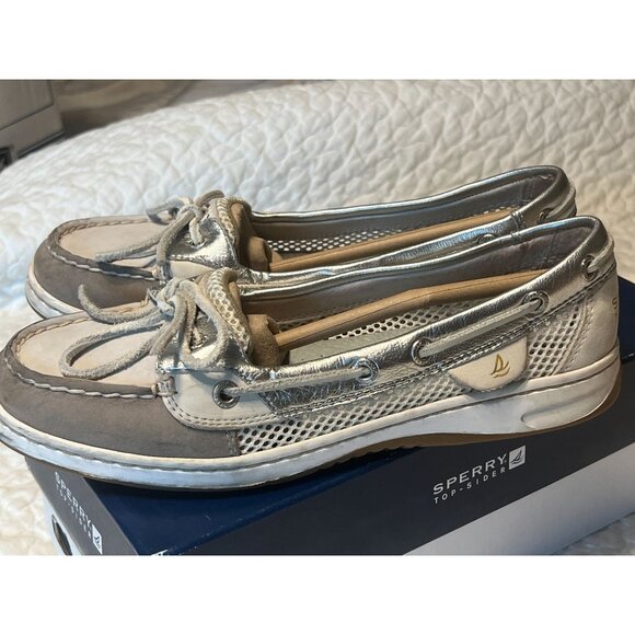Sperry Top Sider Angelfish Open Mesh Shoes women's Size 7.5 M Good used conditio - Picture 7 of 9